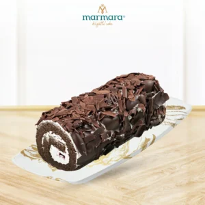 Delish Black Forest Swiss Roll Cake