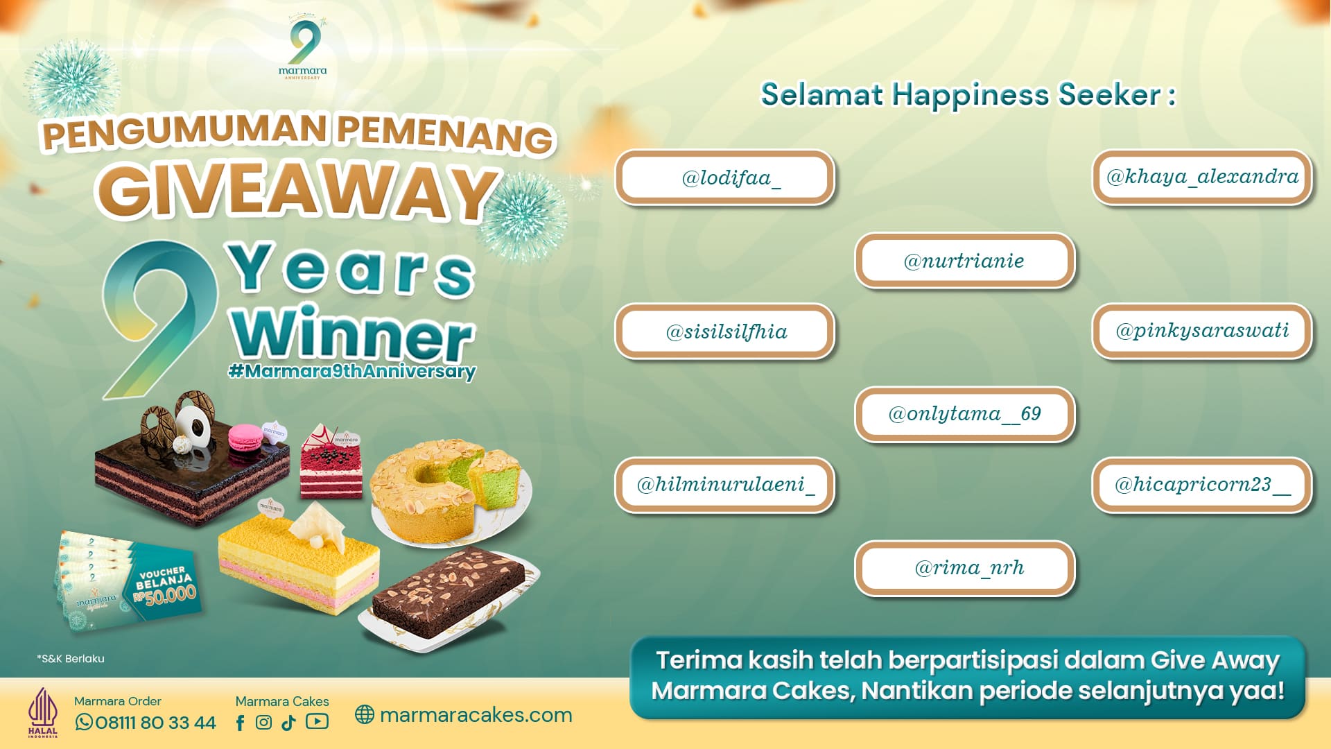 PENGUMUMAN GIVE AWAY (1)